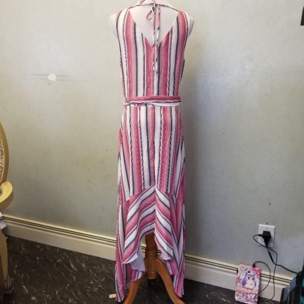 NWT Leith sharkbite Stripe Maxi Dress (O20) - Picture 6 of 6